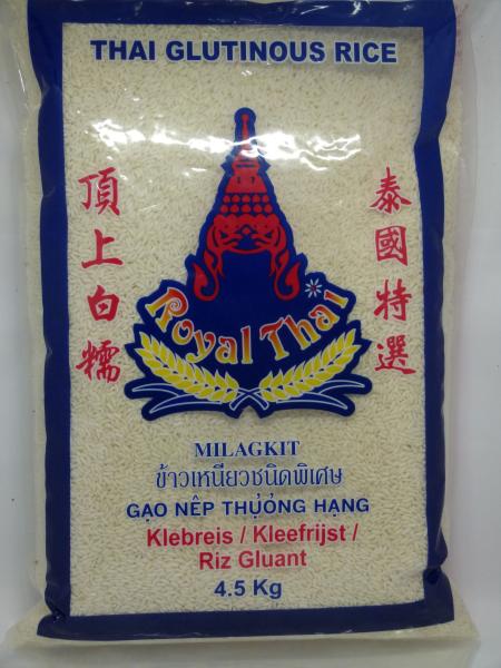 Royal Thai Klebreis-Glutinous Rice Nettoggewicht 4,5 kg